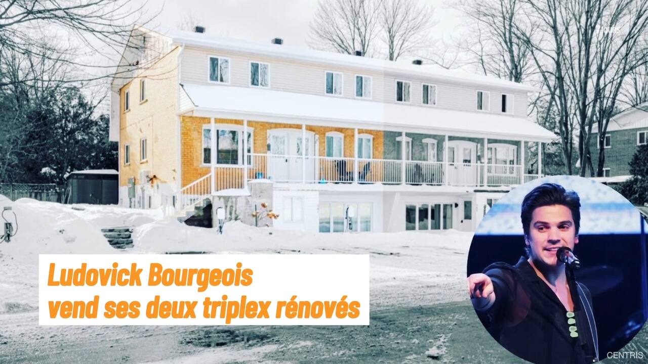 Ludovick Bourgeois vend ses deux triplex rénovés