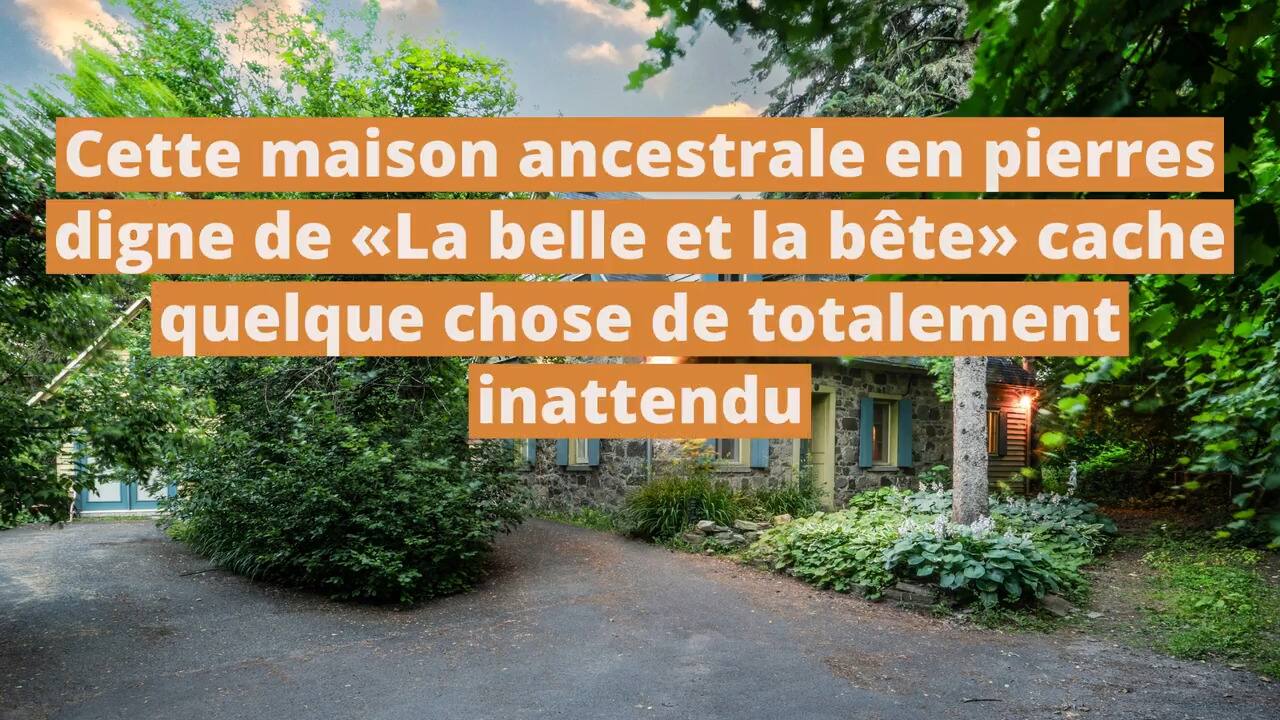 Josélito Michaud met en vente sa maison ancestrale en pierres qui cache quelque chose de totalement inattendu