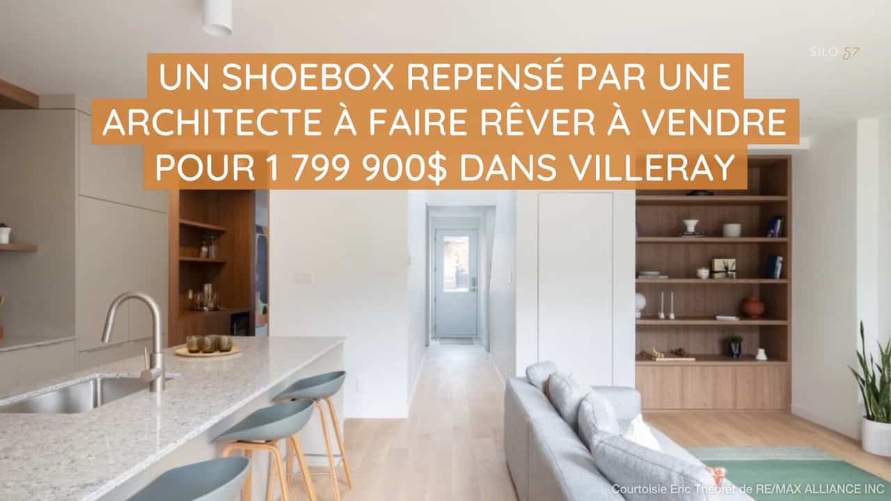 Un shoebox repensé par une architecte à faire rêver à vendre pour 1 799 900$ dans Villeray