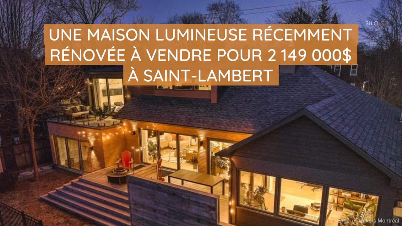 Une maison lumineuse récemment rénovée à vendre pour 2 149 000$ à Saint-Lambert
