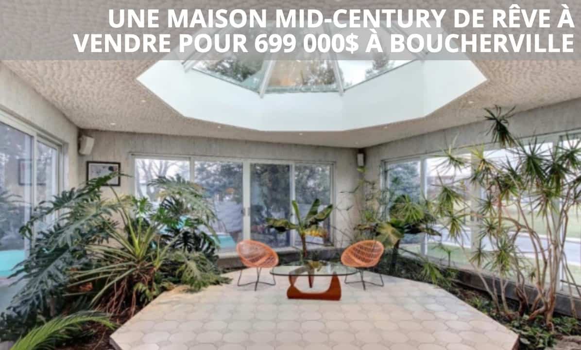 Une maison mid-century de rêve à vendre