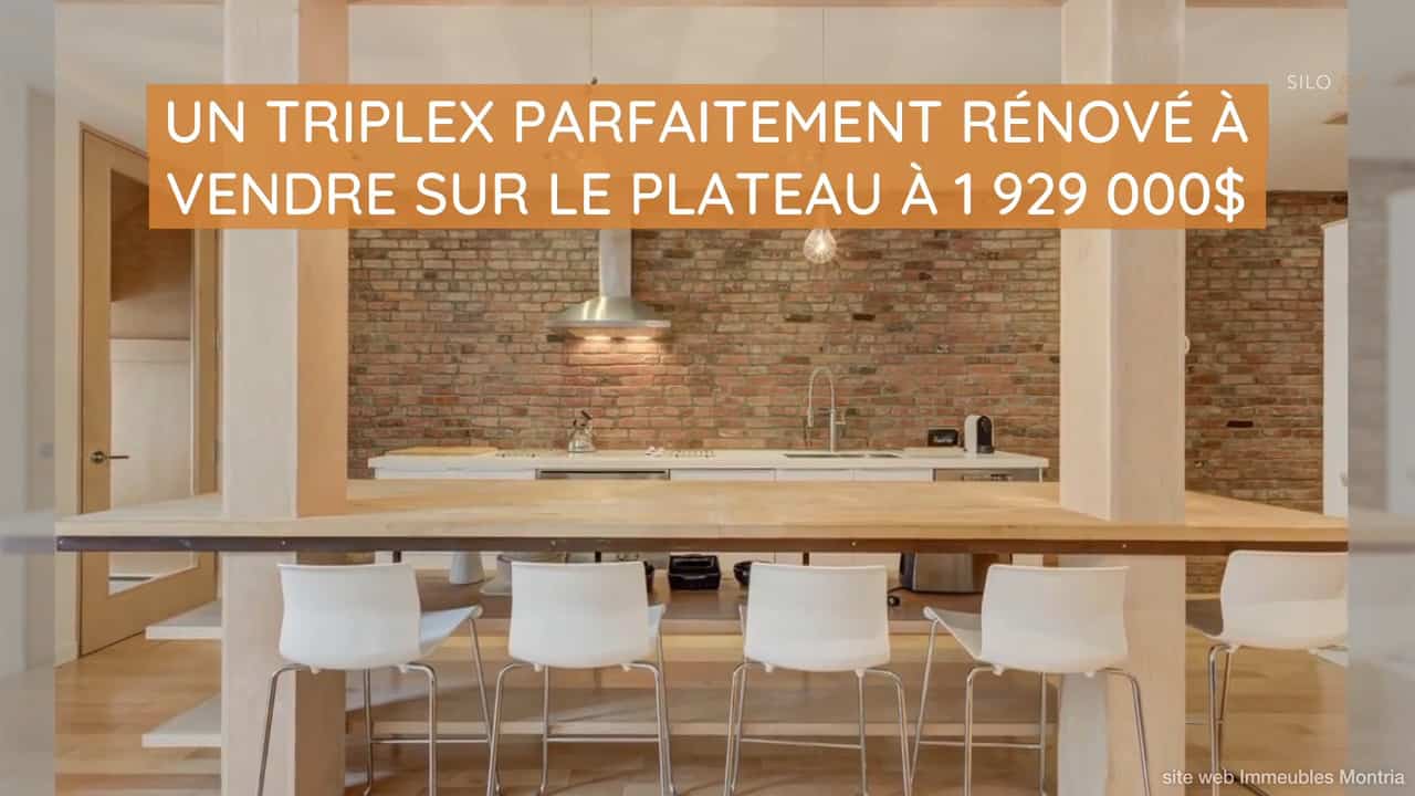Un triplex parfaitement rénové à vendre sur le plateau pour 1 929 000$