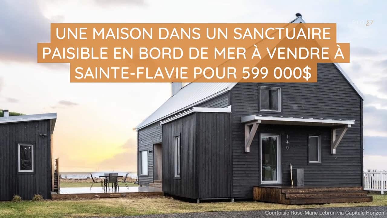 Une maison en bord de mer à vendre à Sainte-Flavie pour 599 000$