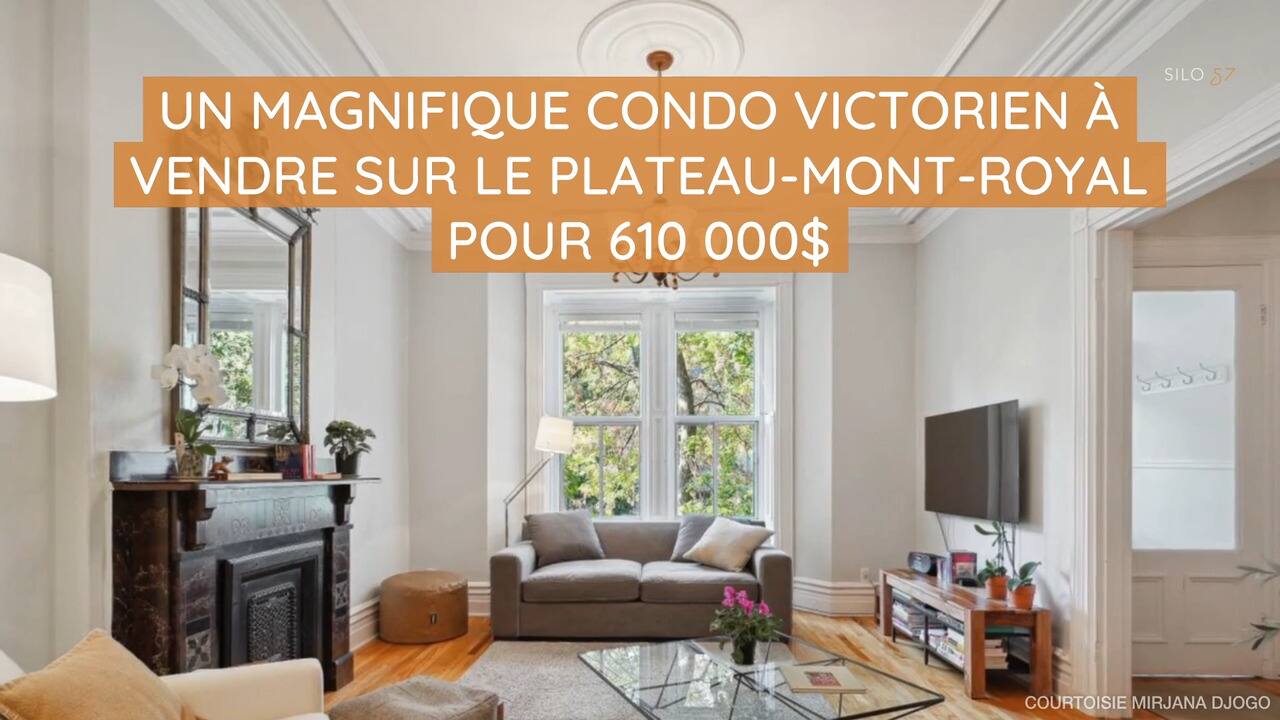 Un magnifique condo victorien à vendre sur Le Plateau-Mont-Royal pour 610 000$