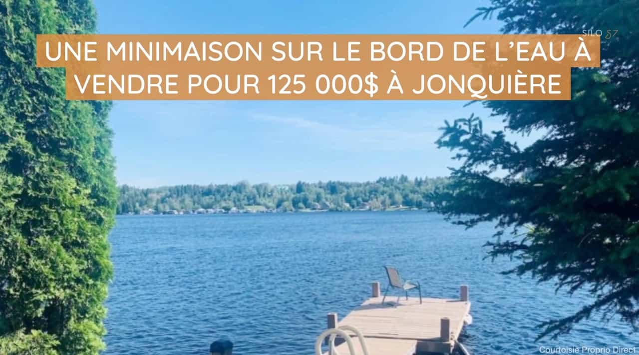 Une minimaison sur le bord de l'eau à vendre pour 125 000$ à Jonquière