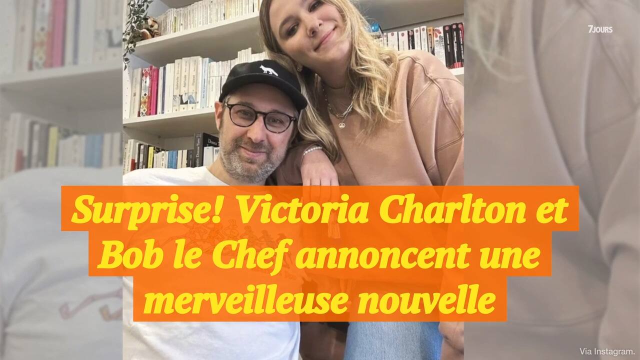 Surprise!  Victoria Charlton et Bob le Chef annoncent une merveilleuse nouvelle