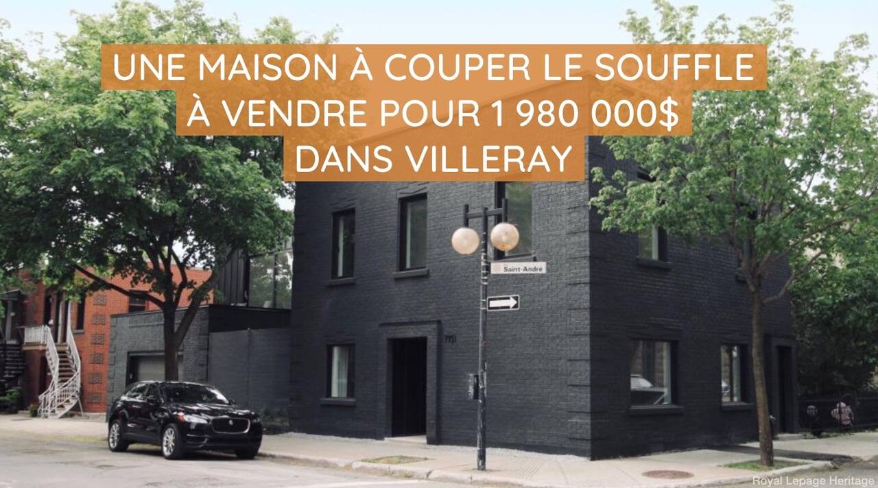 Une maison à couper le souffle à vendre pour 1 980 000$ dans Villeray
