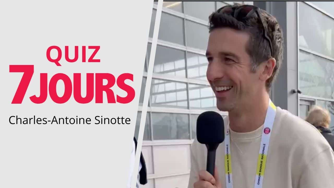 [VIDÉO] Charles-Antoine Sinotte répond au quiz 7jours.ca
