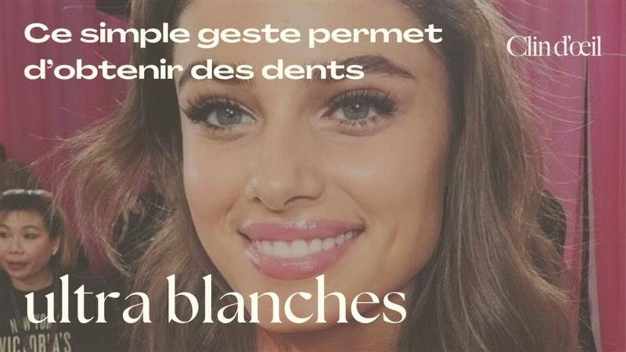 Selon une dentiste, ce simple geste permet d'obtenir des dents ultra blanches