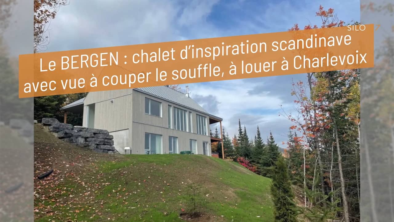 Le BERGEN : chalet d'inspiration scandinave avec vue à couper le souffle, à louer à Charlevoix