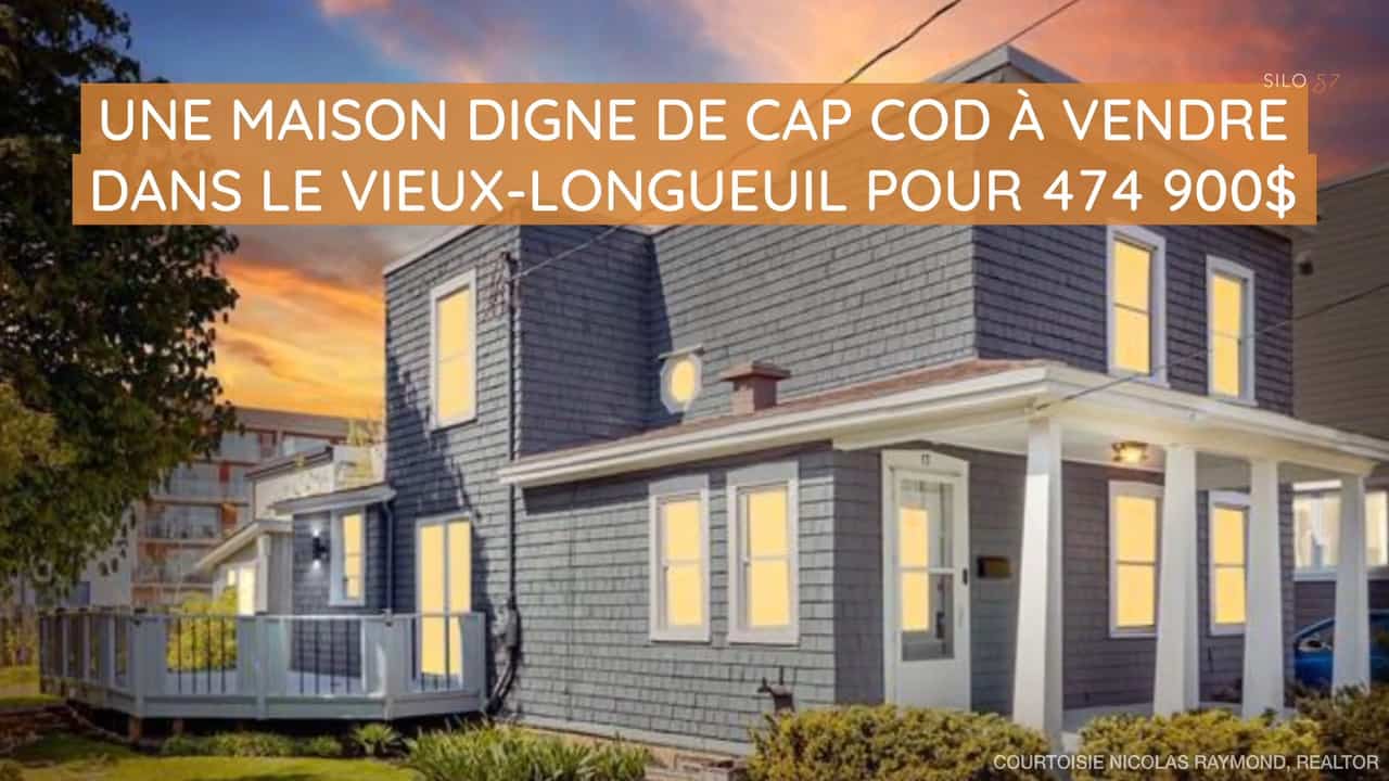 Une maison digne de Cap Cod à vendre dans le Vieux-Longueuil pour 474 900$