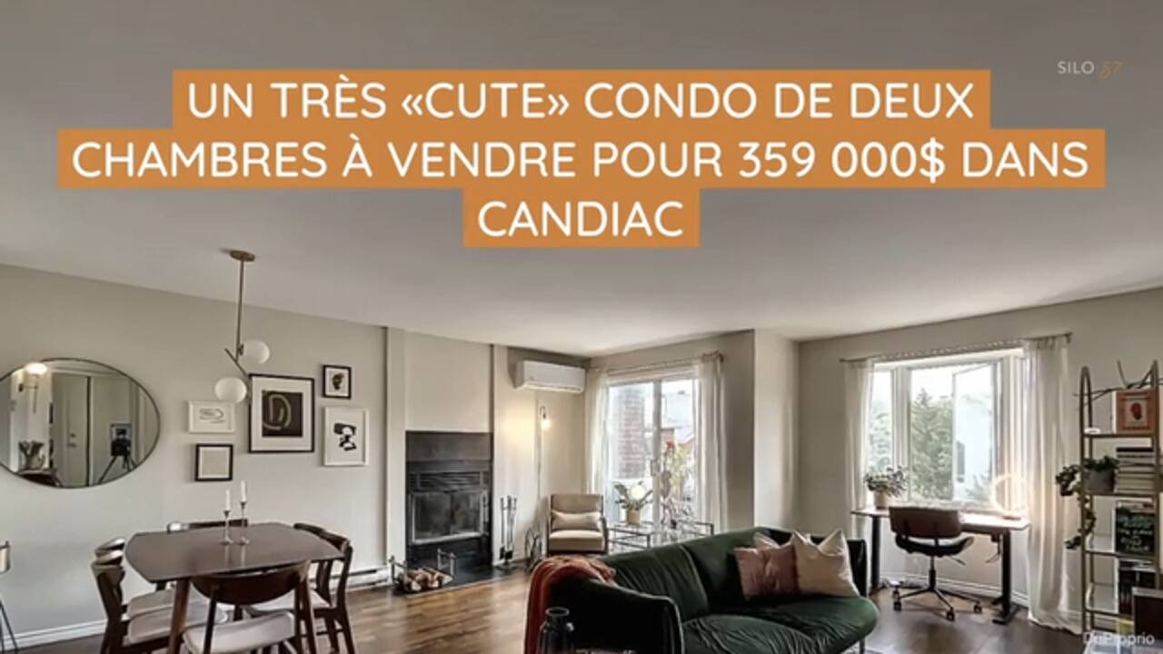 Un très «cute» condo de deux chambres à vendre pour 359 000$ dans Candiac