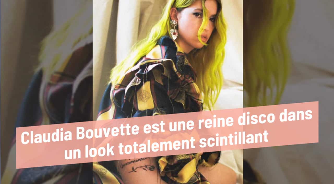 Claudia Bouvette est une reine disco dans un look totalement scintillant