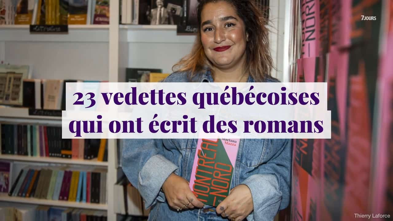 Ces vedettes québécoises qui ont écrit des romans 