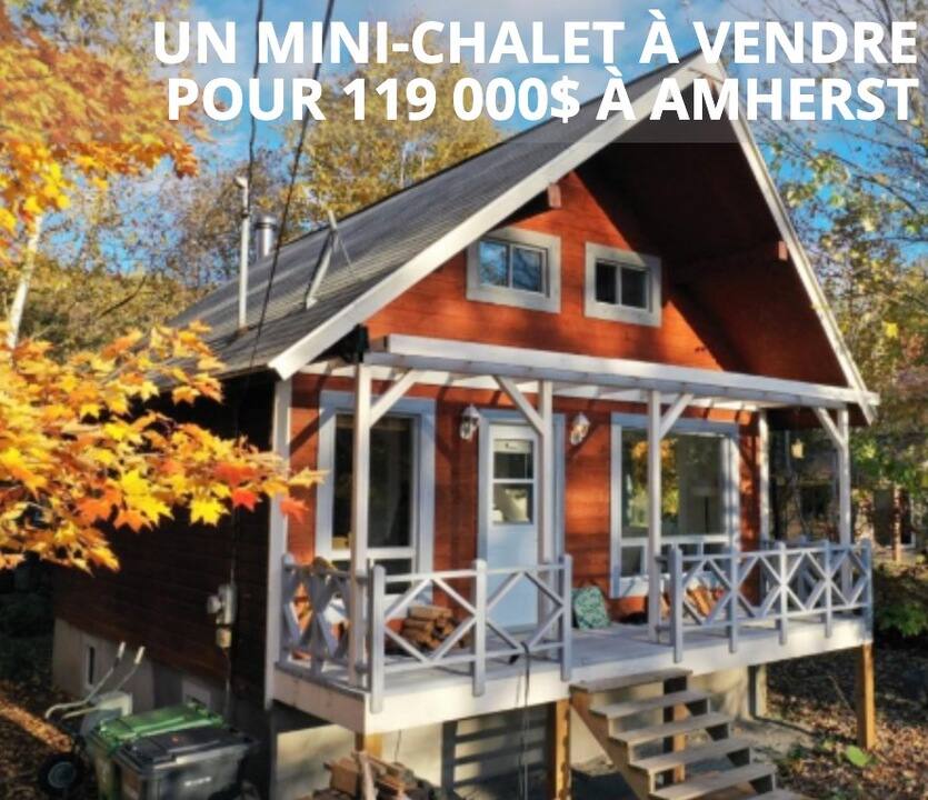 Un mini-chalet à vendre pour 119 000$ à Amherst