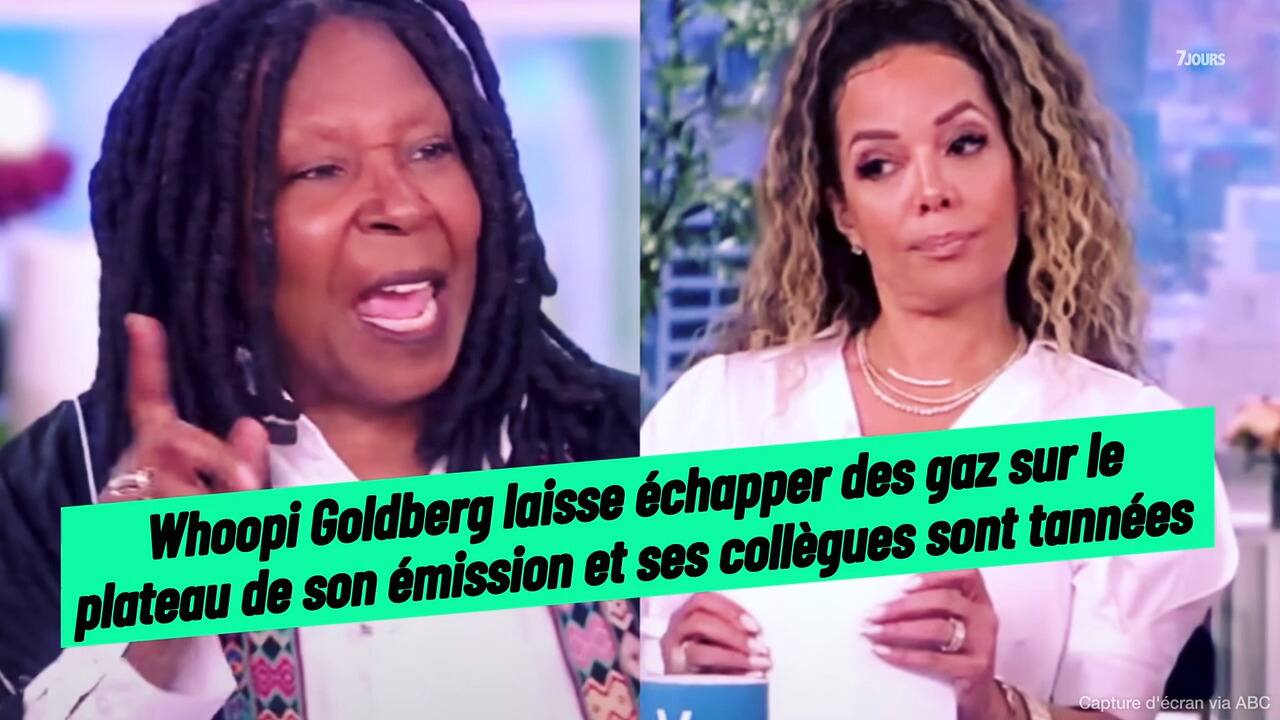 Whoopi Goldberg laisse  échapper des gaz sur le plateau de son  émission et ses collègues sont tannées