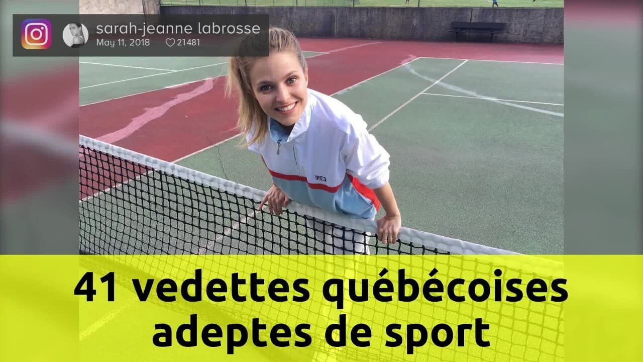 41 vedettes québécoises adeptes de sport