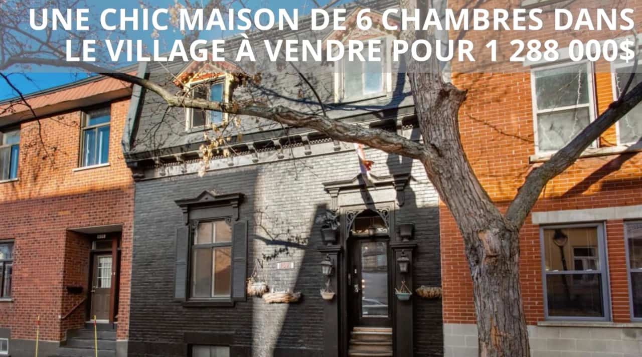 Une chic maison de 6 chambres dans le village à vendre pour 1 288 000$