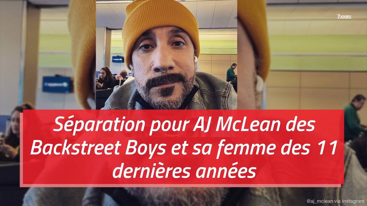 Séparation pour AJ McLean des Backstreet Boys et sa femme des 11 dernières années