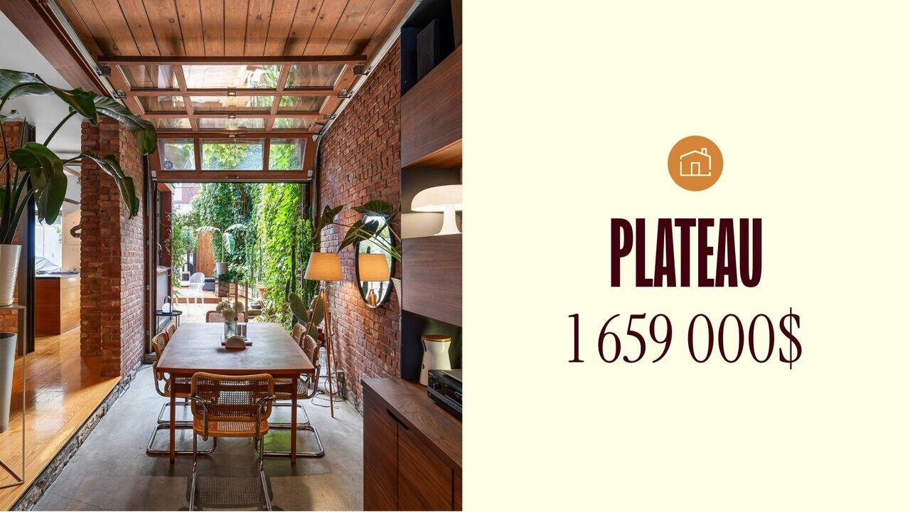 Une sublime maison récompensée par un prix d'excellence en architecture à vendre sur le Plateau-Mont-Royal