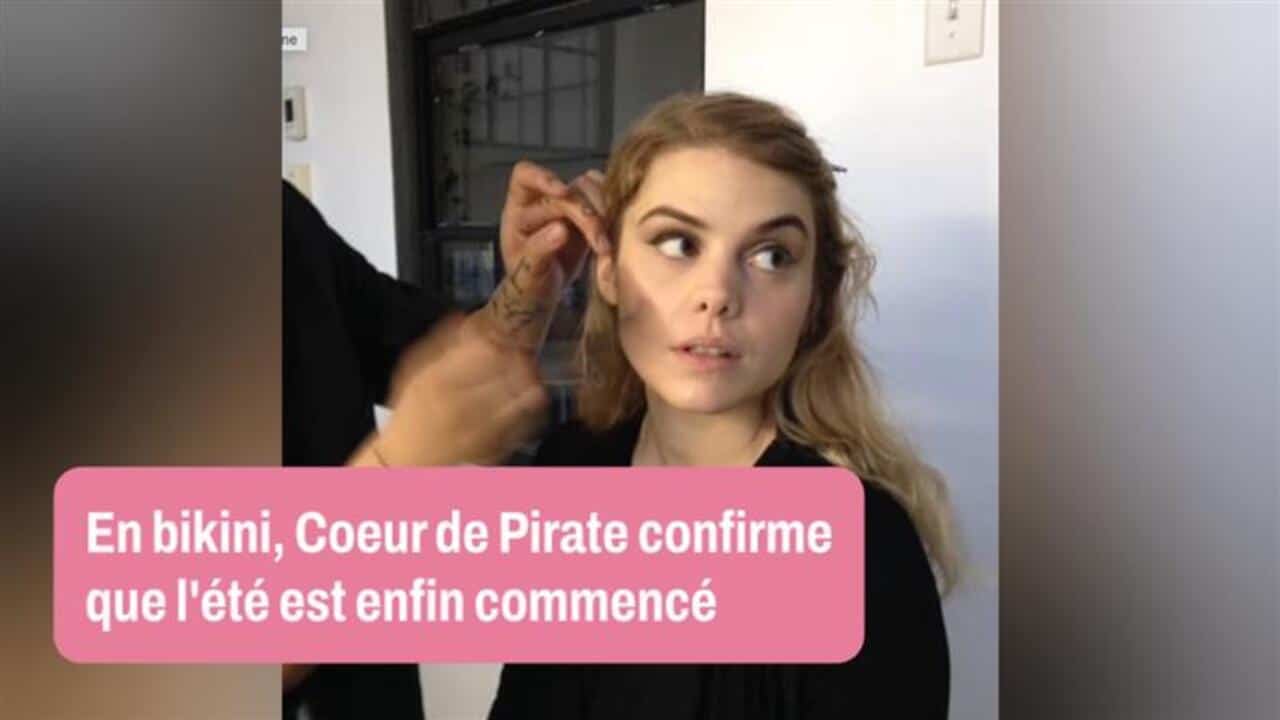 En bikini, Coeur de Pirate confirme que l'été est enfin commencé