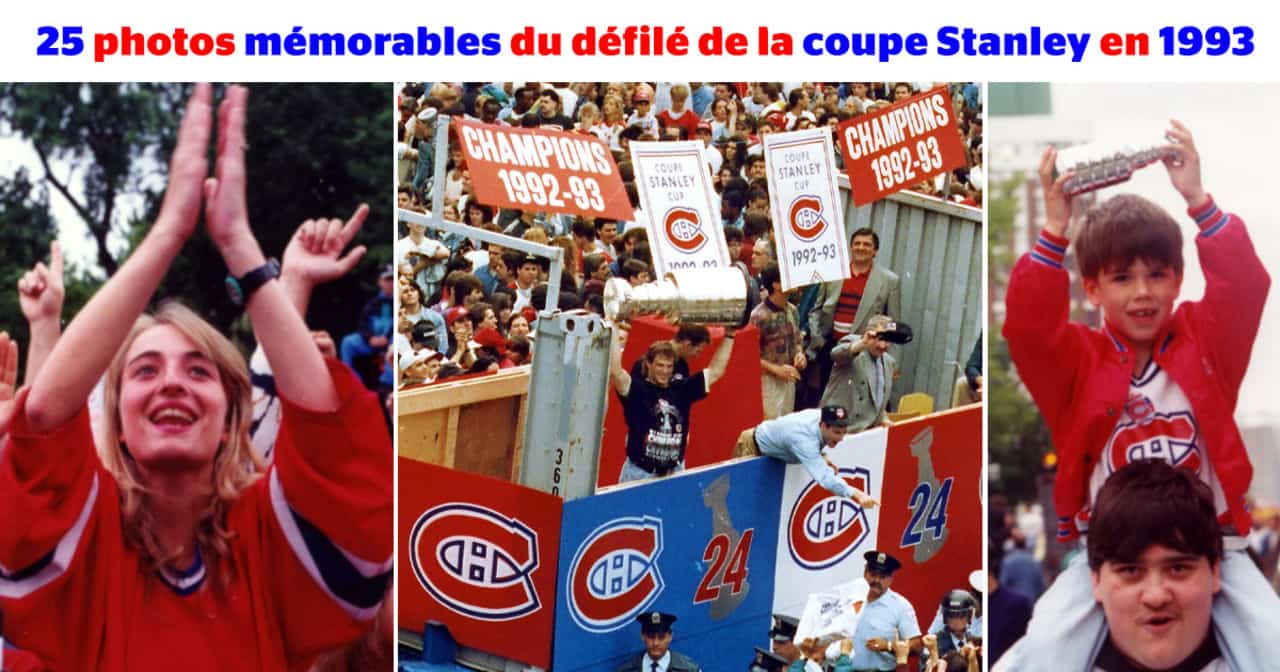 SDC - 25 photos mémorables du défilé de la coupe Stanley en 1993 