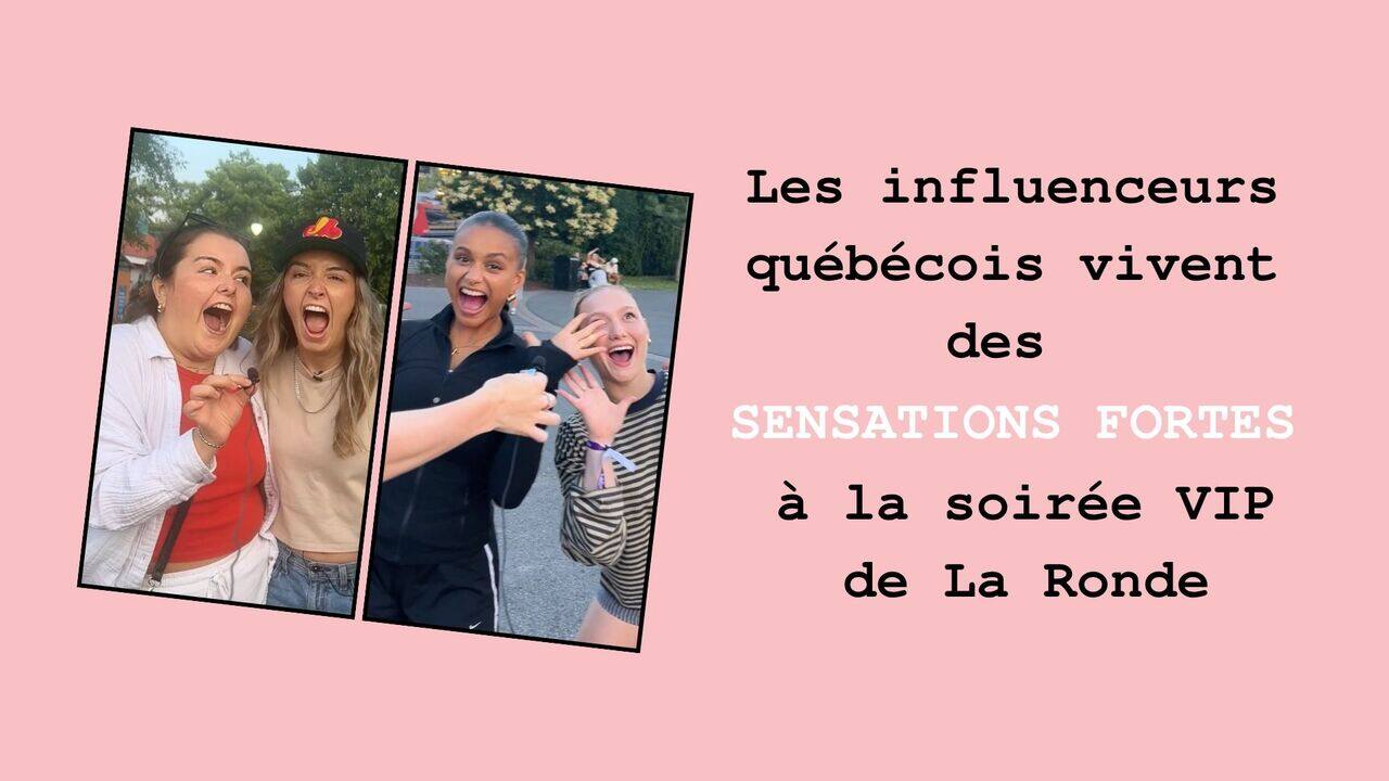 [VIDÉO] Les influenceurs québécois nous donnent un aperçu de leurs PIRES sensations fortes à La Ronde