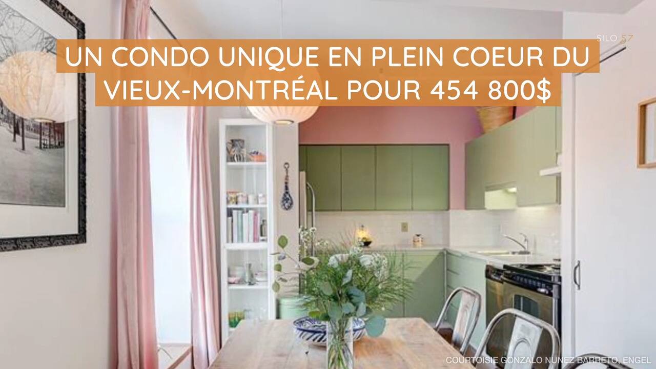 Un condo unique en plein coeur du Vieux-Montréal pour 454 800$ 