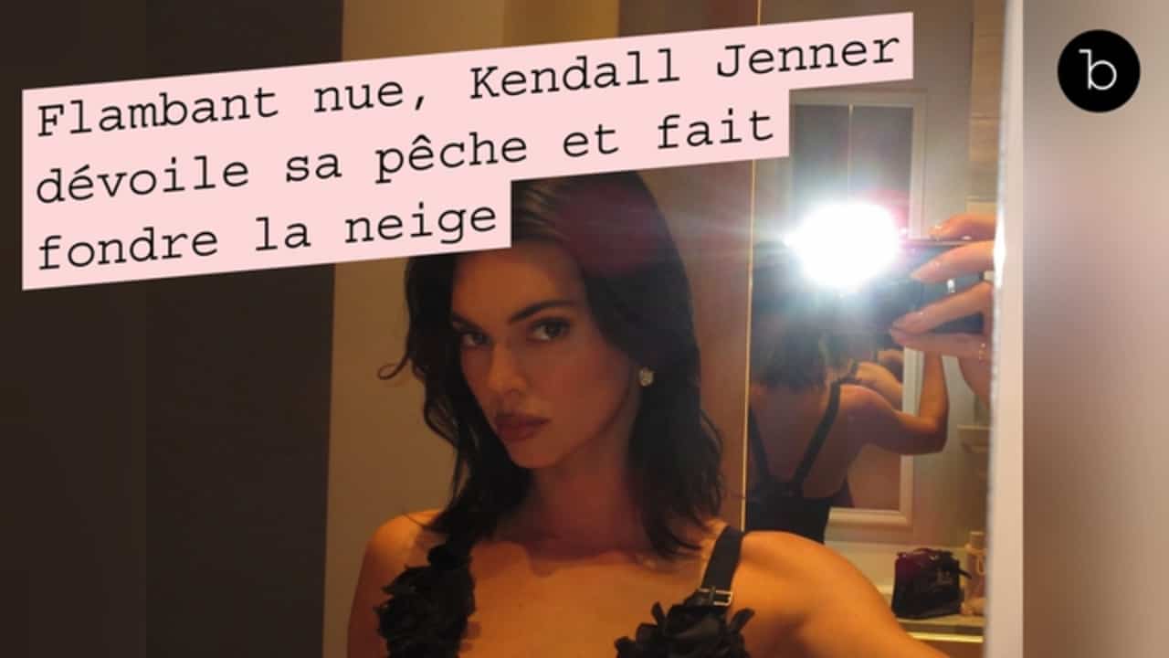 Kendall Jenner dévoile sa pêche et fait fondre la neige