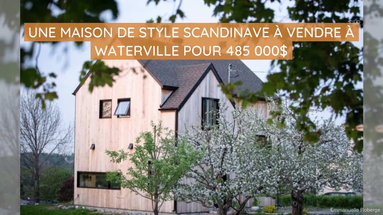 Une maison de style scandinave à vendre à Waterville pour 485 000$