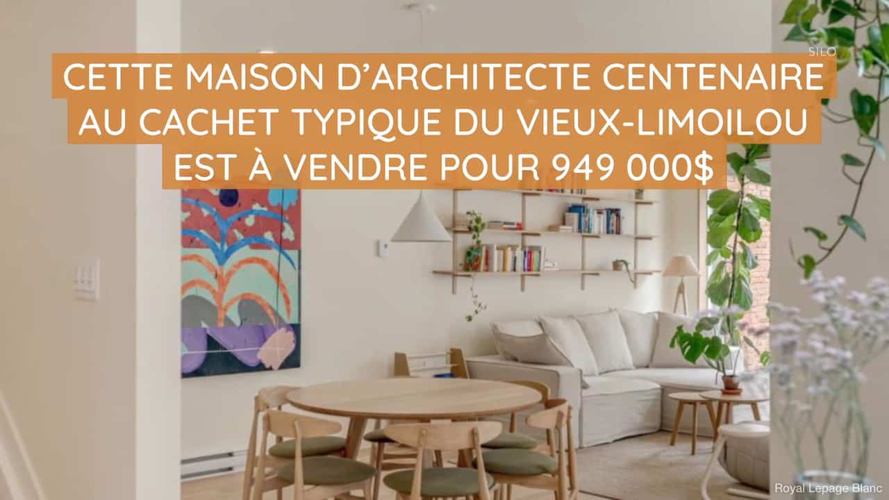 Cette maison d'architecte centenaire au cachet typique du Vieux-Limoilou est à vendre pour 949 000$