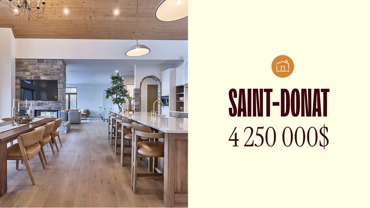 Propriété d'exception à vendre sur le lac Archambault avec quai privé et vue spectaculaire