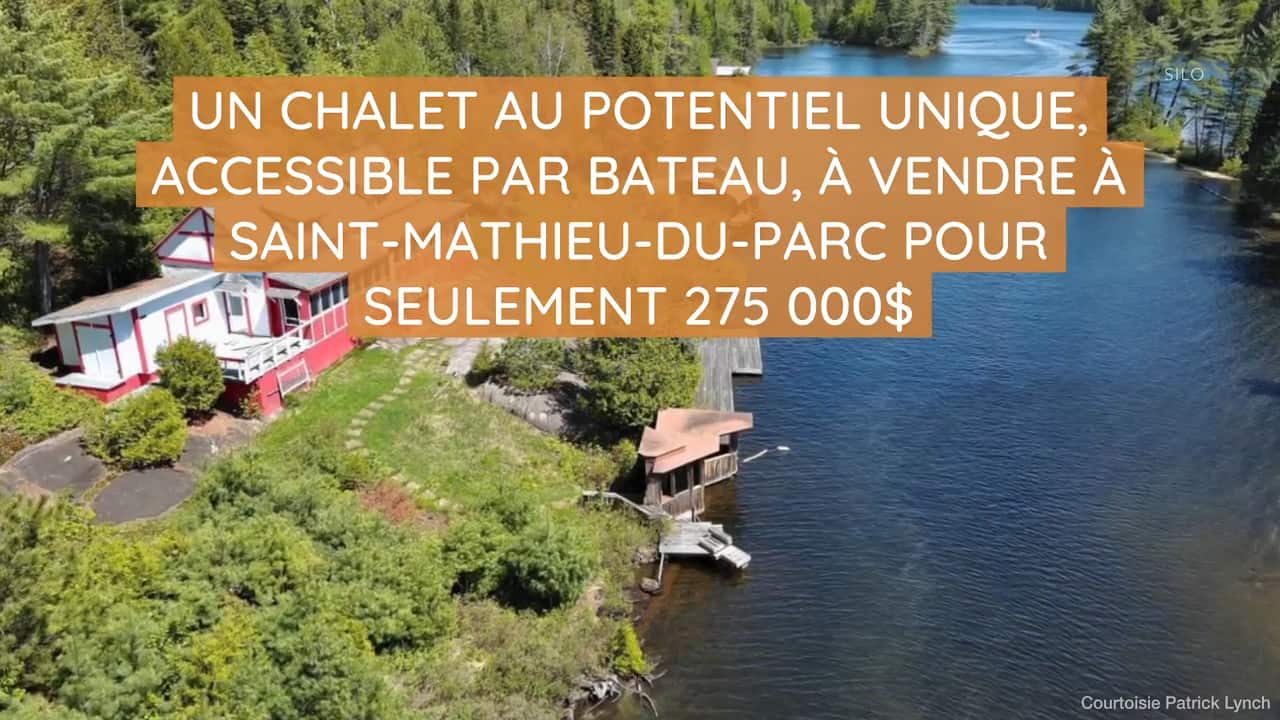 Un chalet au potentiel unique à vendre à Saint-Mathieu-du-Parc pour 275 000$