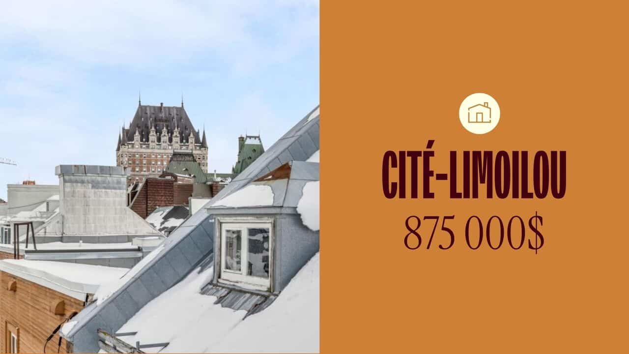 Ce condo d'architecture européenne du 19e siècle, à quelques pas du Château Frontenac, est à vendre