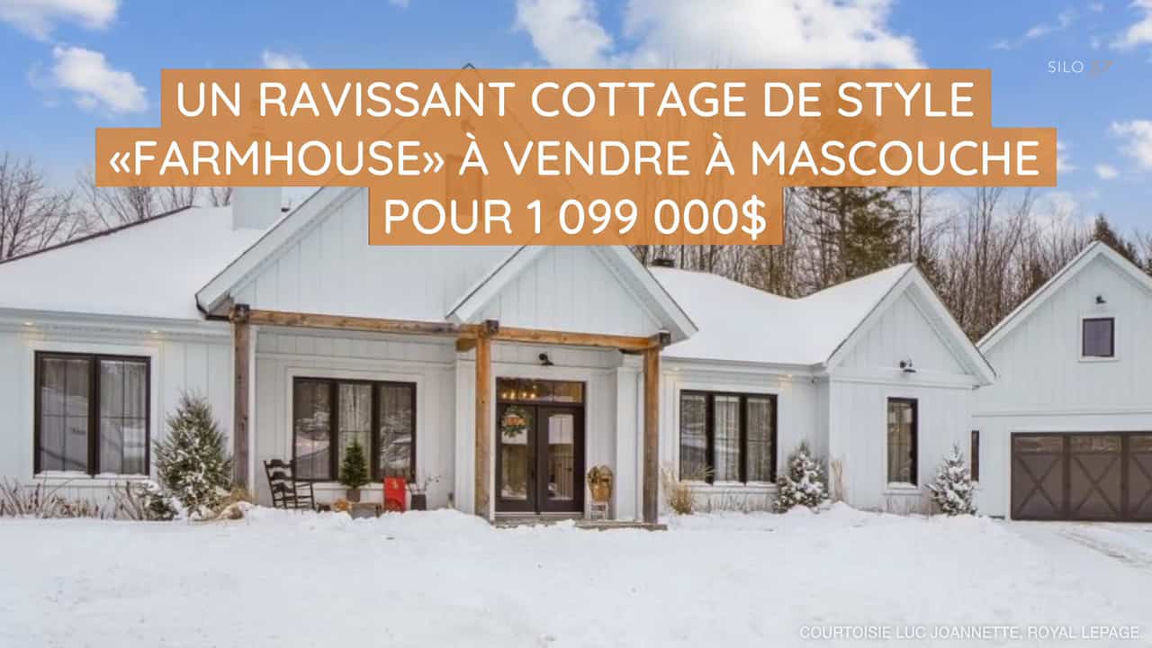 Un ravissant cottage de style «farmhouse» à vendre à Mascouche pour 1 099 000$