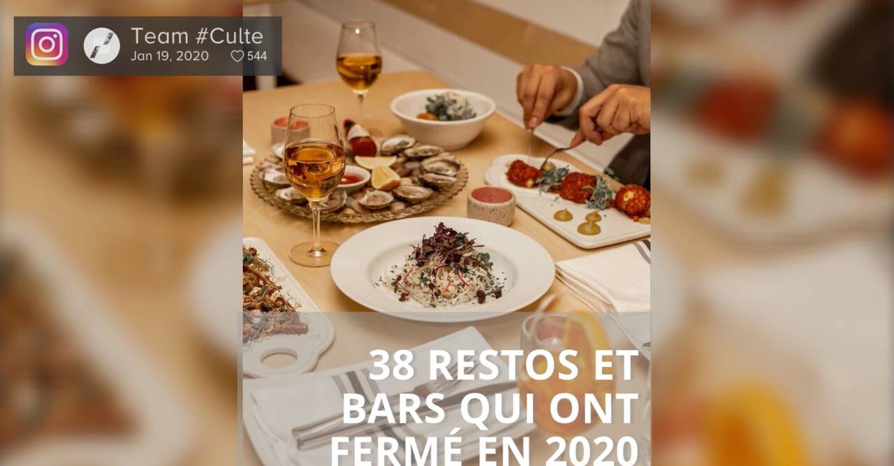 38 restos et bars qui ont fermé en 2020