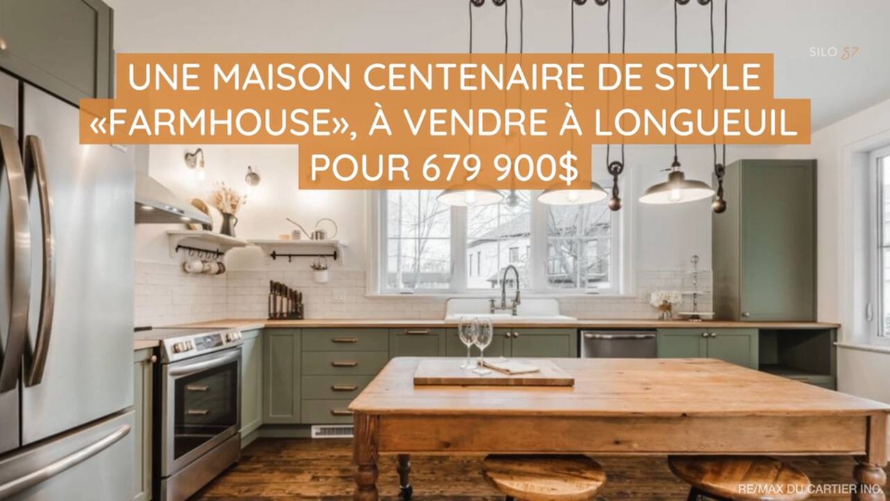 Une maison centenaire de style «farmhouse», à vendre à Longueuil pour 679 900$