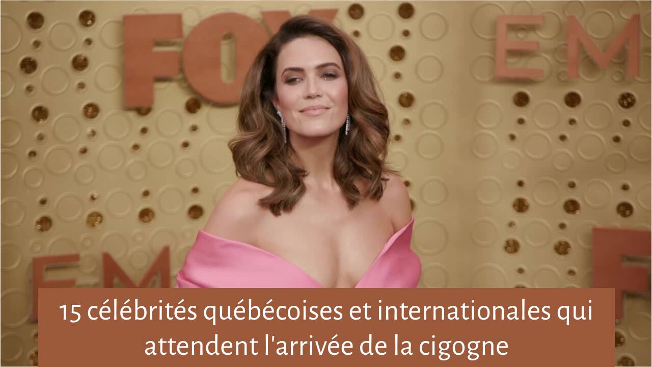 15 vedettes québécoises et internationales qui attendent un enfant