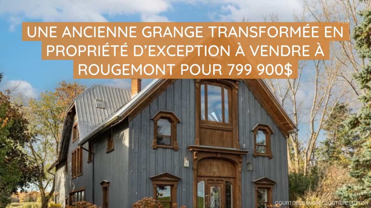 Une ancienne grange transformée en propriété d'exception à vendre à Rougemont pour 799 900$