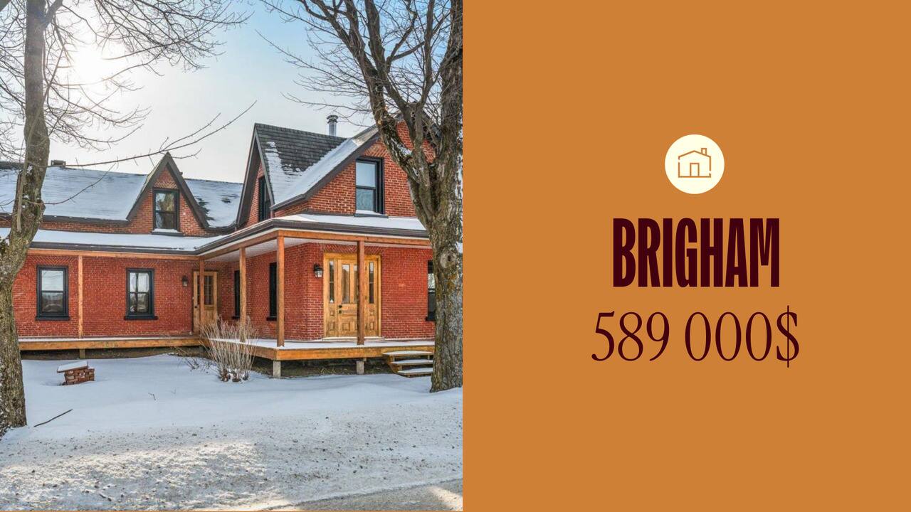 La maison qu'on rêverait d'habiter est à vendre et elle date de 1867