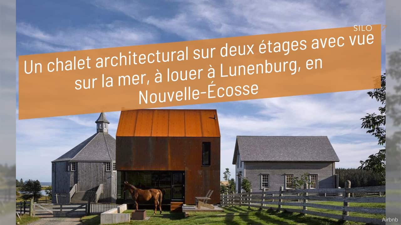 Un chalet architectural sur deux étages avec vue sur la mer, à louer à Lunenburg, en Nouvelle-Écosse