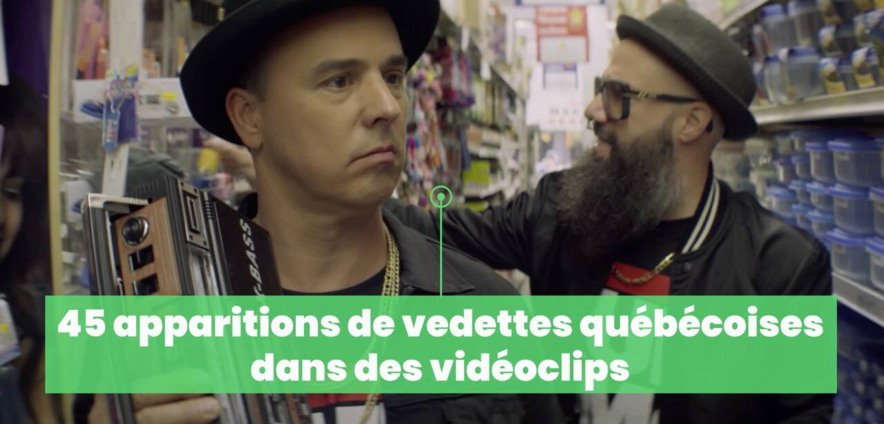 45 apparitions de vedettes québécoises dans des vidéoclips