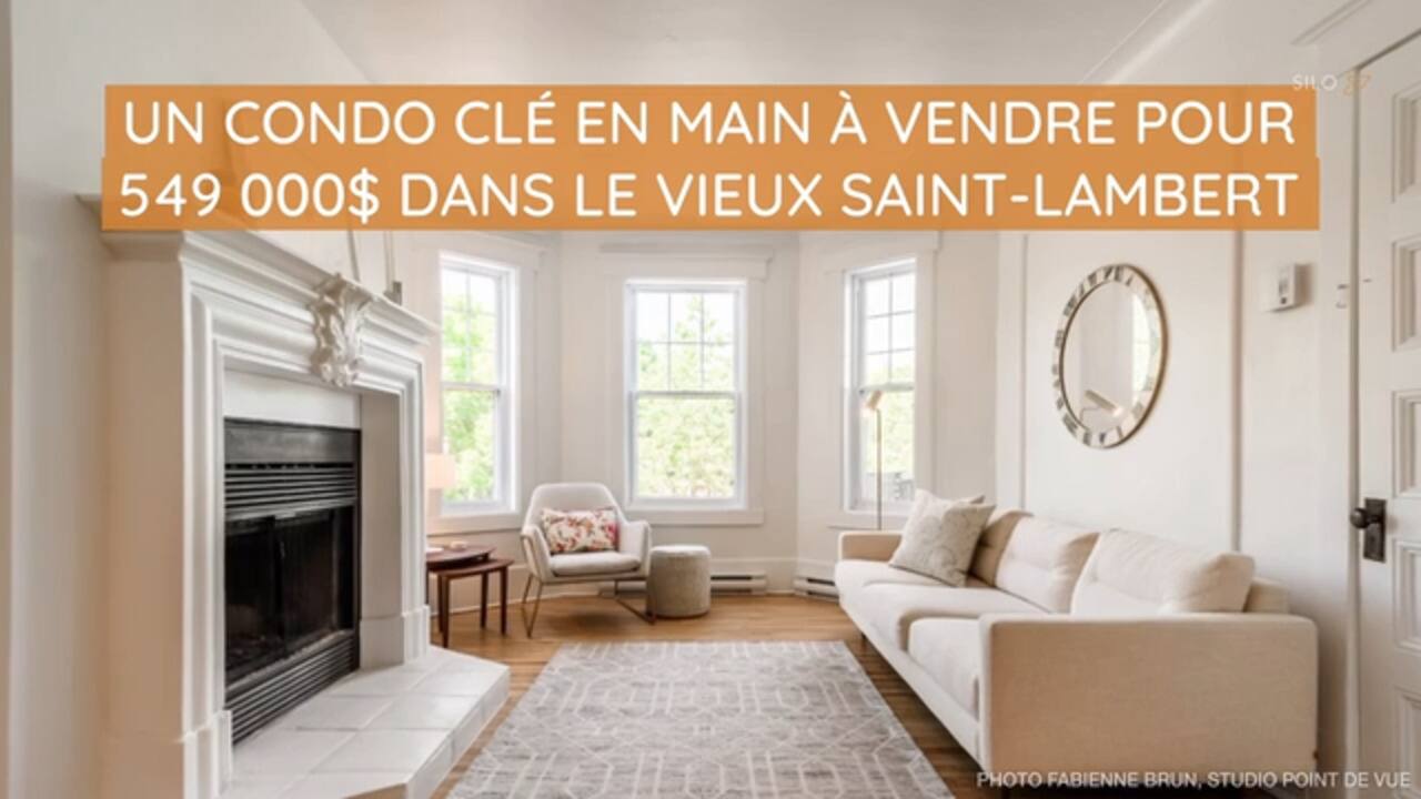 Un condo clé en main à vendre pour 549 000$ dans le vieux Saint-Lambert