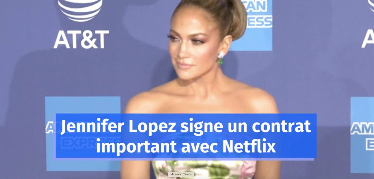Jennifer Lopez signe un contrat important avec Netflix