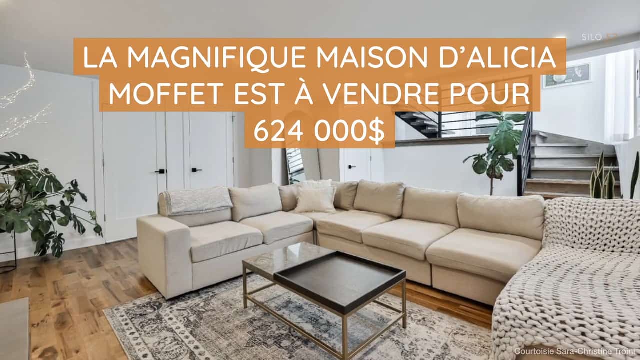 La magnifique maison d'Alicia Moffet est à vendre pour 624 000$