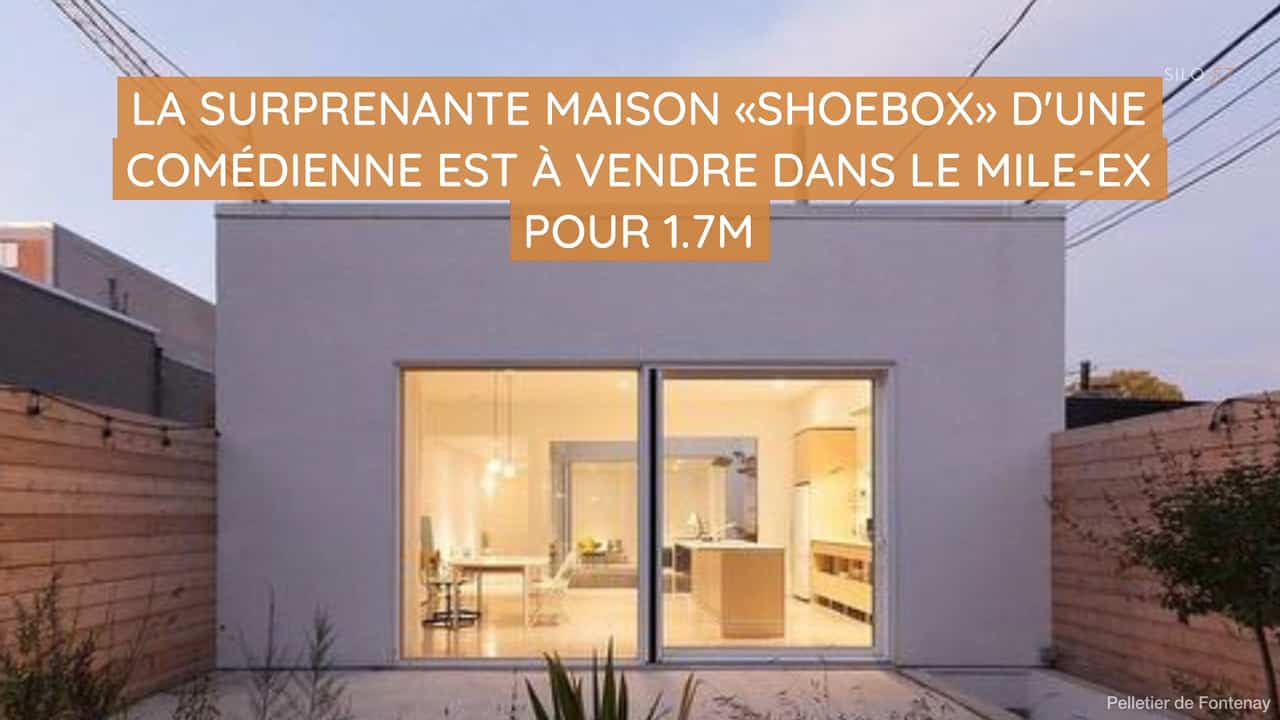 La surprenante maison  ''shoebox'' d'une comédienne est à vendre dans le Mile-Ex pour 1.7M