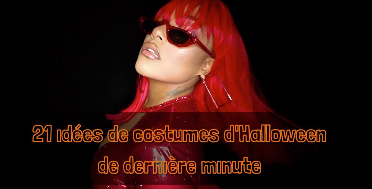  21 idées de costumes d'Halloween de dernière minute