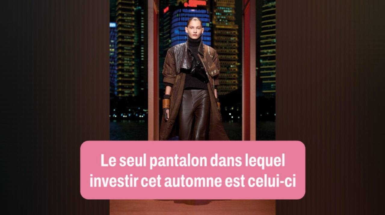 Le seul pantalon dans lequel investir cet automne est celui-ci