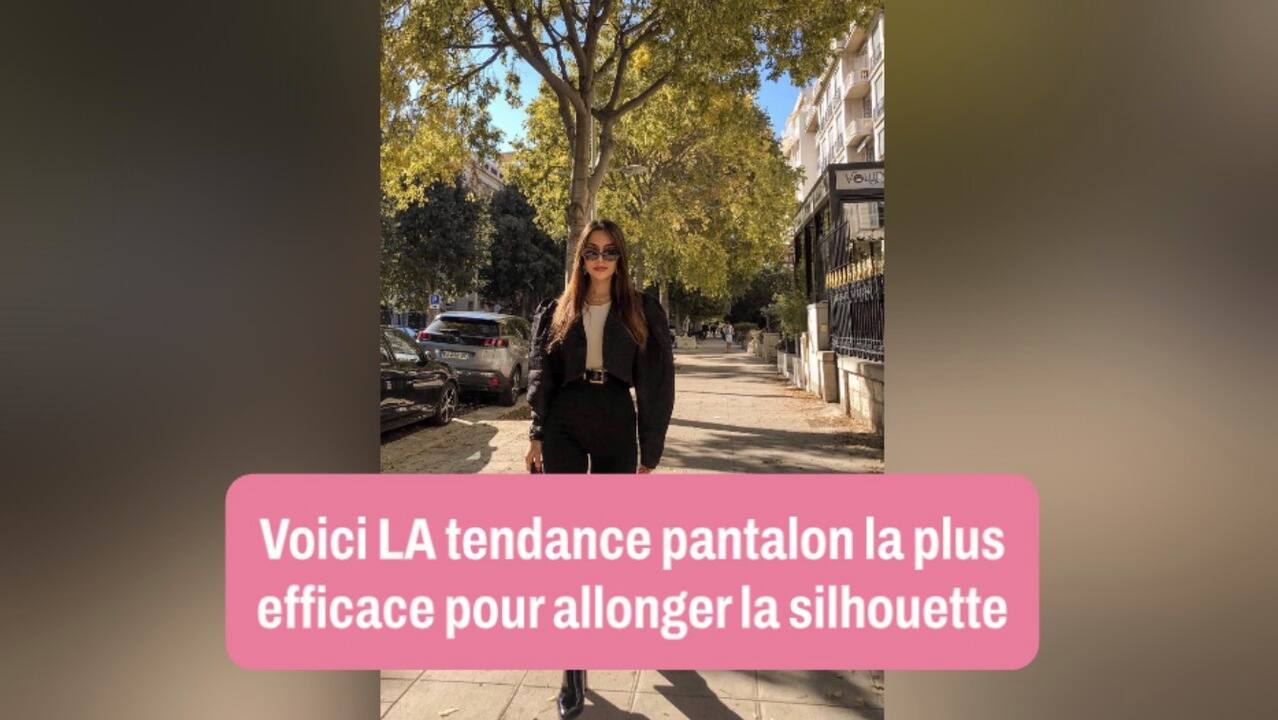 Voici LA tendance pantalon la plus efficace pour allonger la silhouette