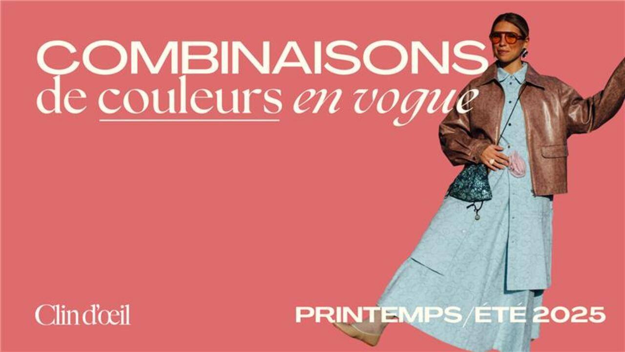 Les plus belles combinaisons de couleurs pour le printemps 2025